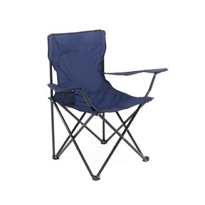 -Cadeira-Dobravel-Araguaia-Comfort-com-Braco-e-Porta-Copo-Azul-Marinho-Bel